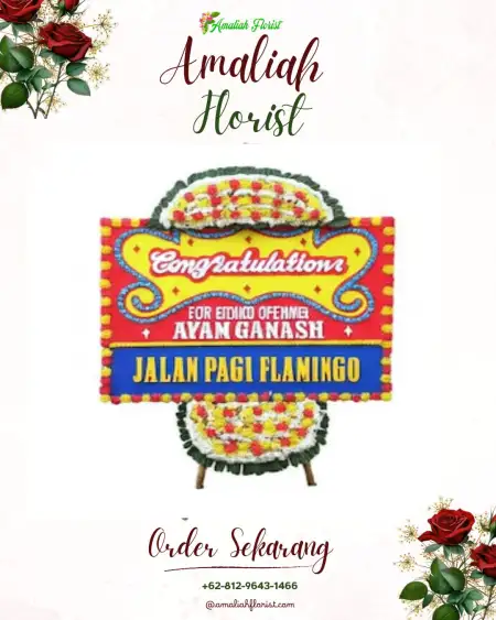 Sewa Papan Bunga Bugis